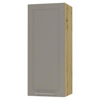 KÜCHENHÄNGESCHRANK Kvantum W4/40 Beige Matt / Schwarz Matt 40 / 32,5 / 96cm - Beige/Schwarz, Holz/Holzwerkstoff (40/96/32.5cm) - Feldmann-Wohnen