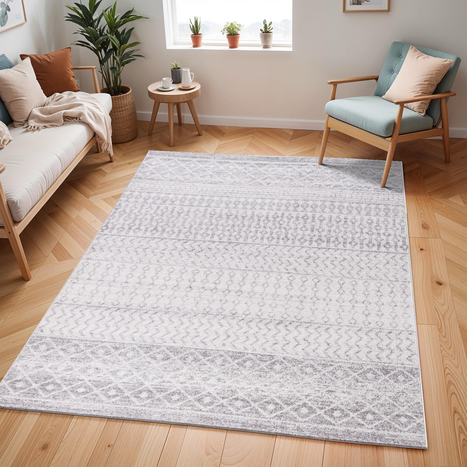 KURZFLORTEPPICH 200/275 cm Grau - Grau, Naturmaterialien/Textil (200/275cm) - LIVABLISS