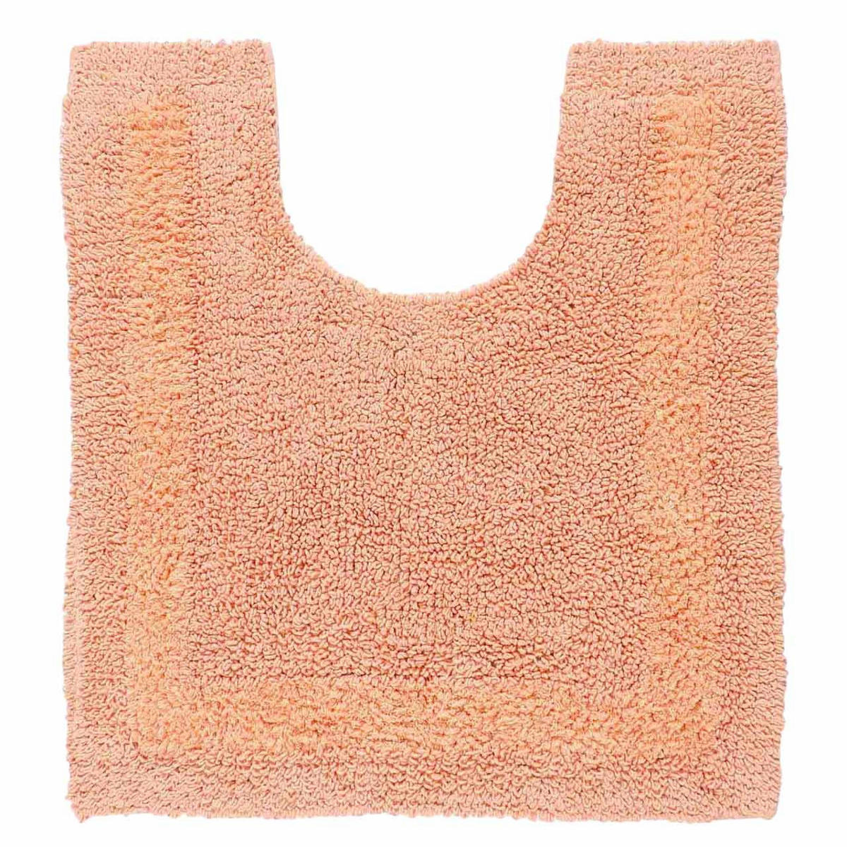 WC-VORLEGER 50/55 cm, 100% Baumwolle, wendbar - Orange, Textil (50/55cm) - Homescapes