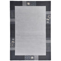 HANDTUFTTEPPICH Royal Ganges 160x230 cm - Silberfarben, Textil (160/230cm) - THEKO