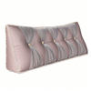 RÜCKENKISSEN Samt Ergonomisches Design Rosa 140cm - Pink, Textil (24/140cm) - Vercart