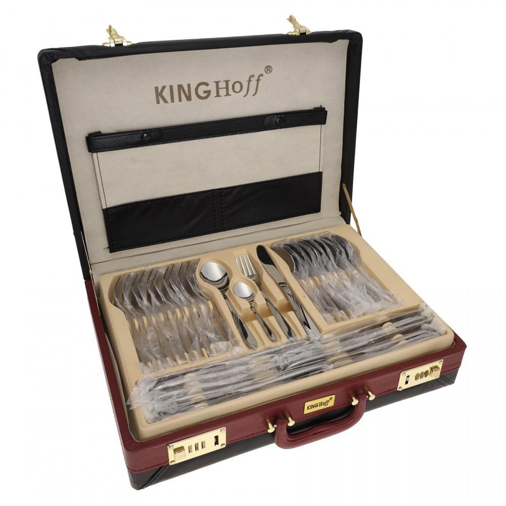 BESTECKSET Silber 21/2/2 cm KH3508 - Silberfarben, Metall - Kinghoff 