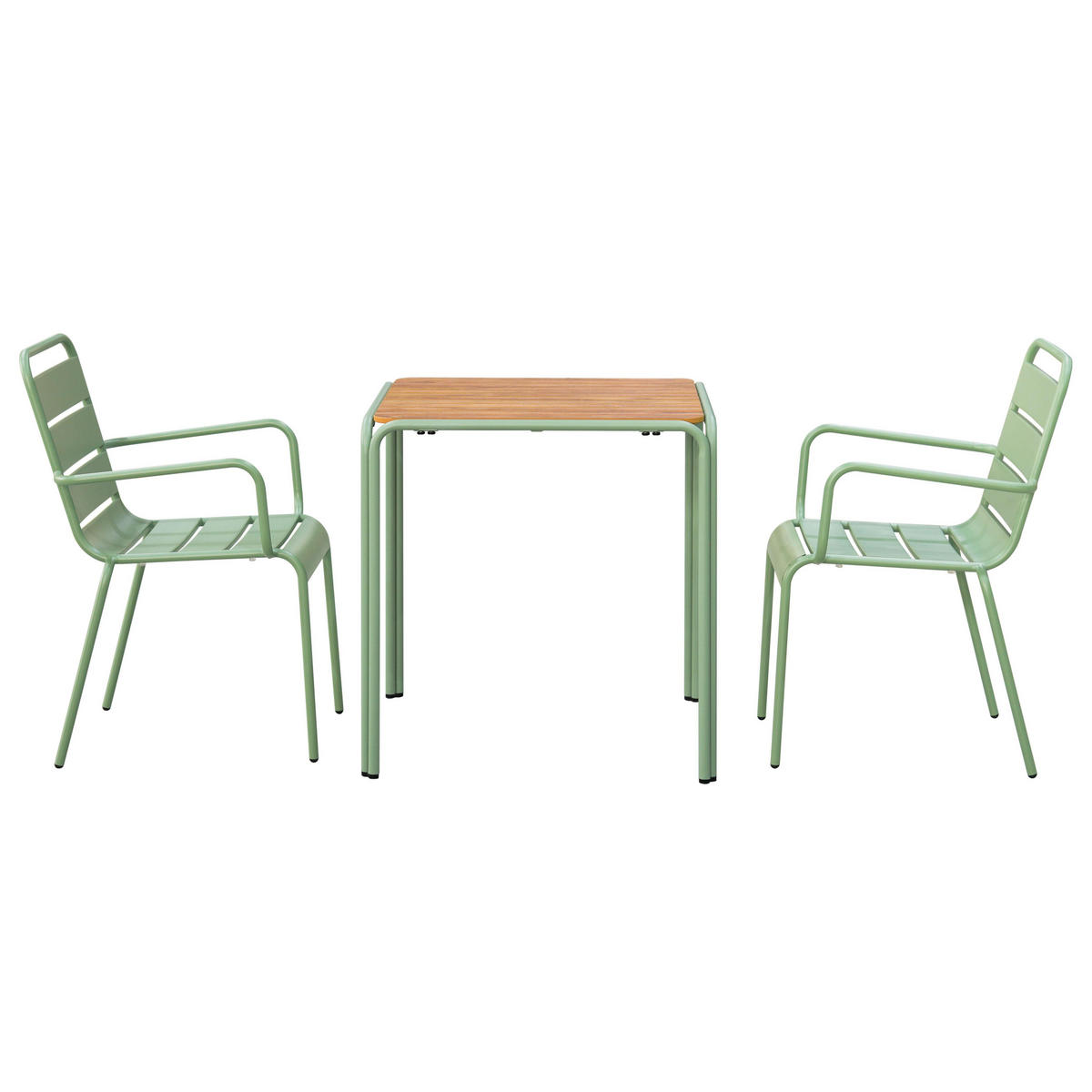 GARTENSET 3-tlg., Grün - Grün, Metall - Oviala