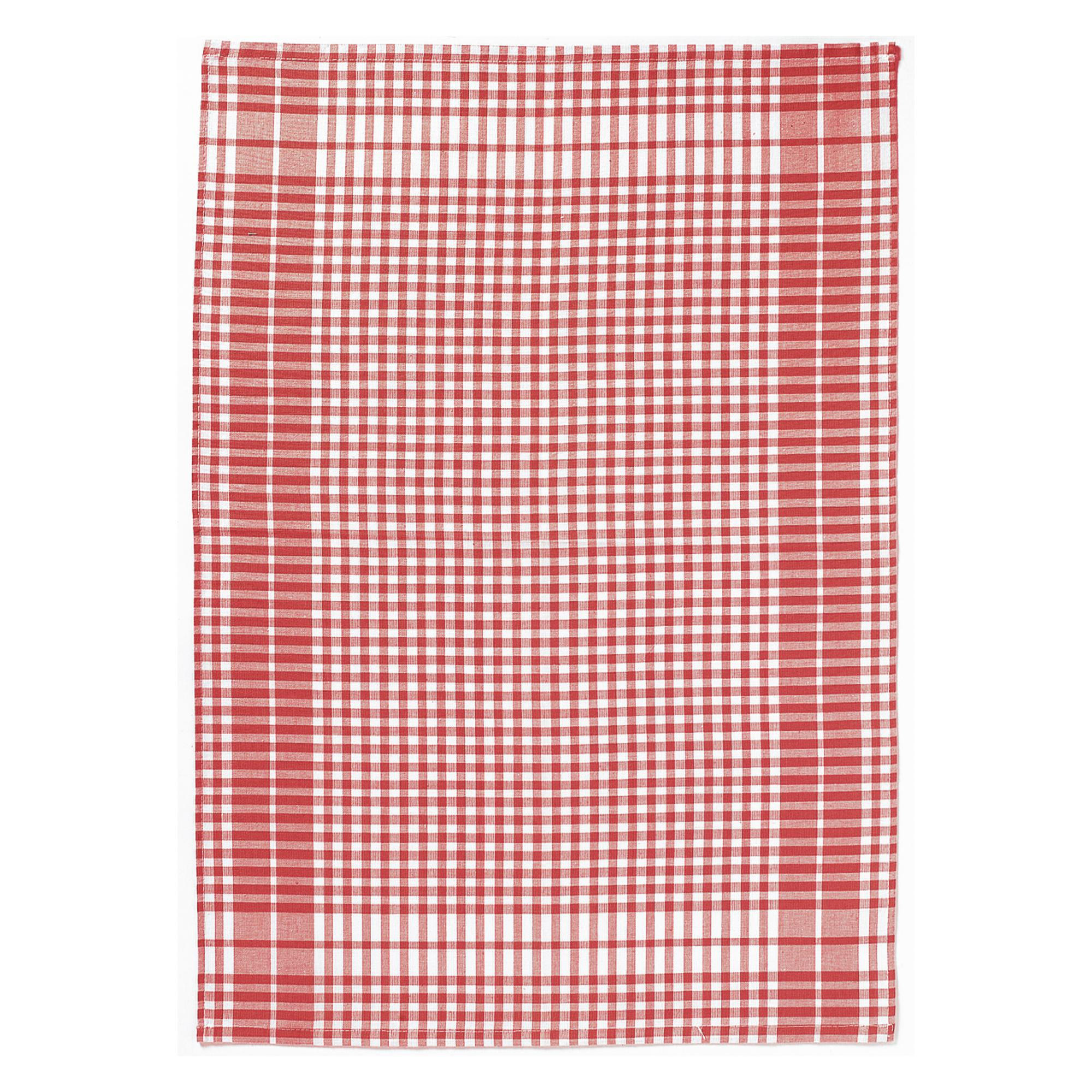 GESCHIRRTUCH Petits Carreaux rot 50 x 70 cm - Rot, Textil (70/50cm) - Winkler