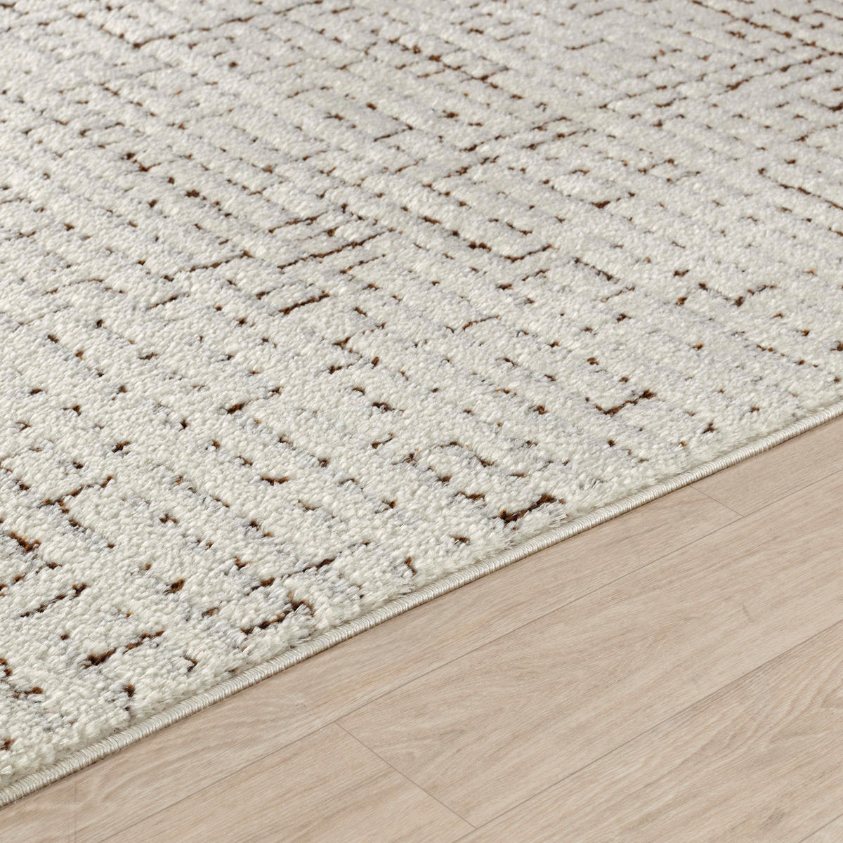 KURZFLORTEPPICH 160/213 cm Weiß - Weiß, Naturmaterialien/Textil (160/213cm) - LIVABLISS