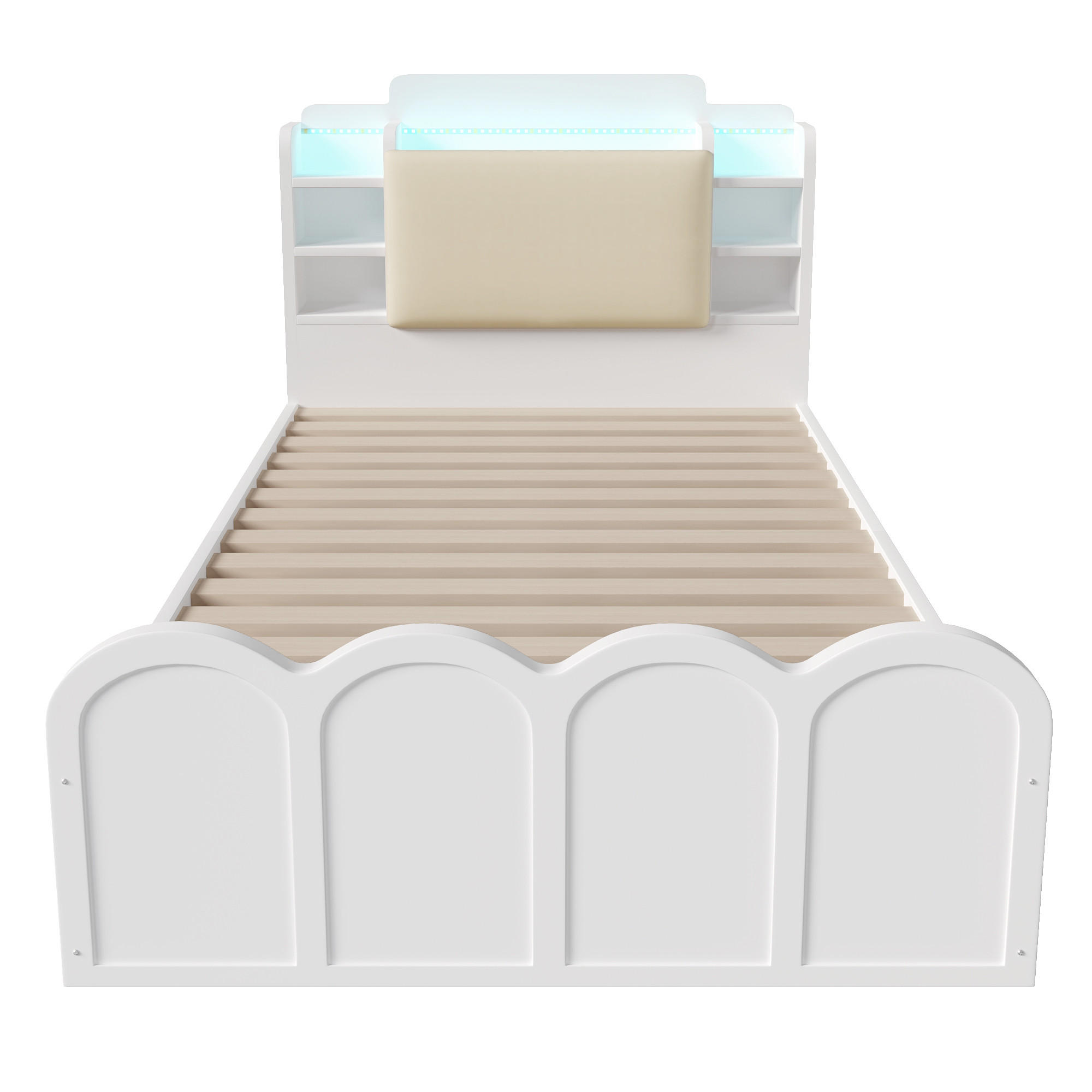 XXXLutz Paneelbett Weiß