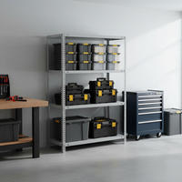 SCHRAUBREGAL PANDA MID | HxBxT 150x80x30cm | 4 Fachböden | Fachlast 75kg | Grau - Grau, Metall (80/150/30cm) - PROREGAL