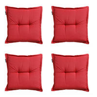 SITZKISSEN Panama 50/50 cm 4er-Set - Rot, Textil (50/5/50cm) - Madison