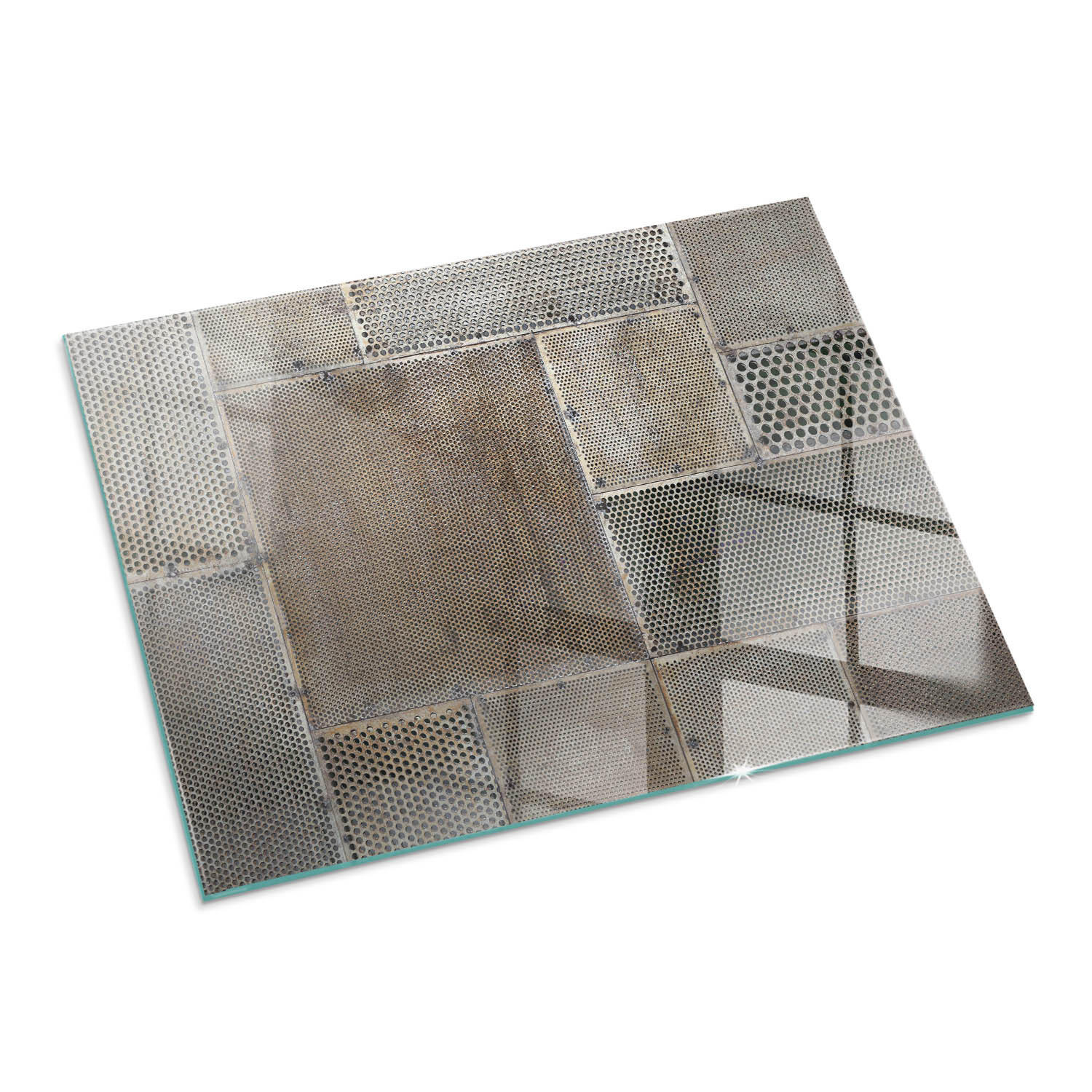ArtPrintCave Glasplatte Beige 80x60x0.4 cm