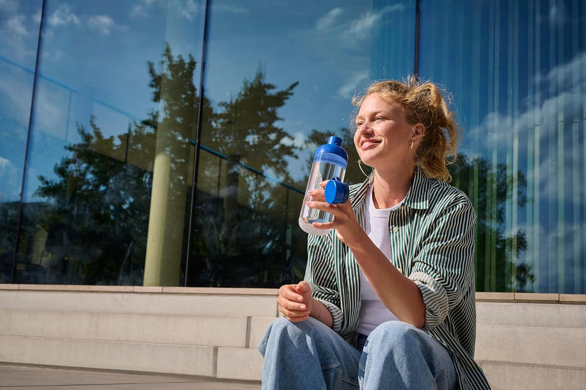 TRINKFLASCHEN Vita Vivid Mauve 500 + 900 ml 2er Set - Rot/Rosa, Kunststoff (0.9L) - Mepal