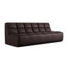3-SITZER SOFA Kunstleder Violett - Blau/Pflaume, Leder/Kunststoff (210/75/93cm) - Makamii