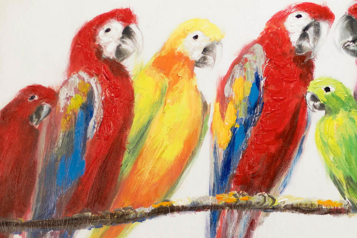 ACRYLBILD HANDGEMALT 120/60 cm - Multicolor, Holz/Textil (120/60cm) - KUNSTLOFT