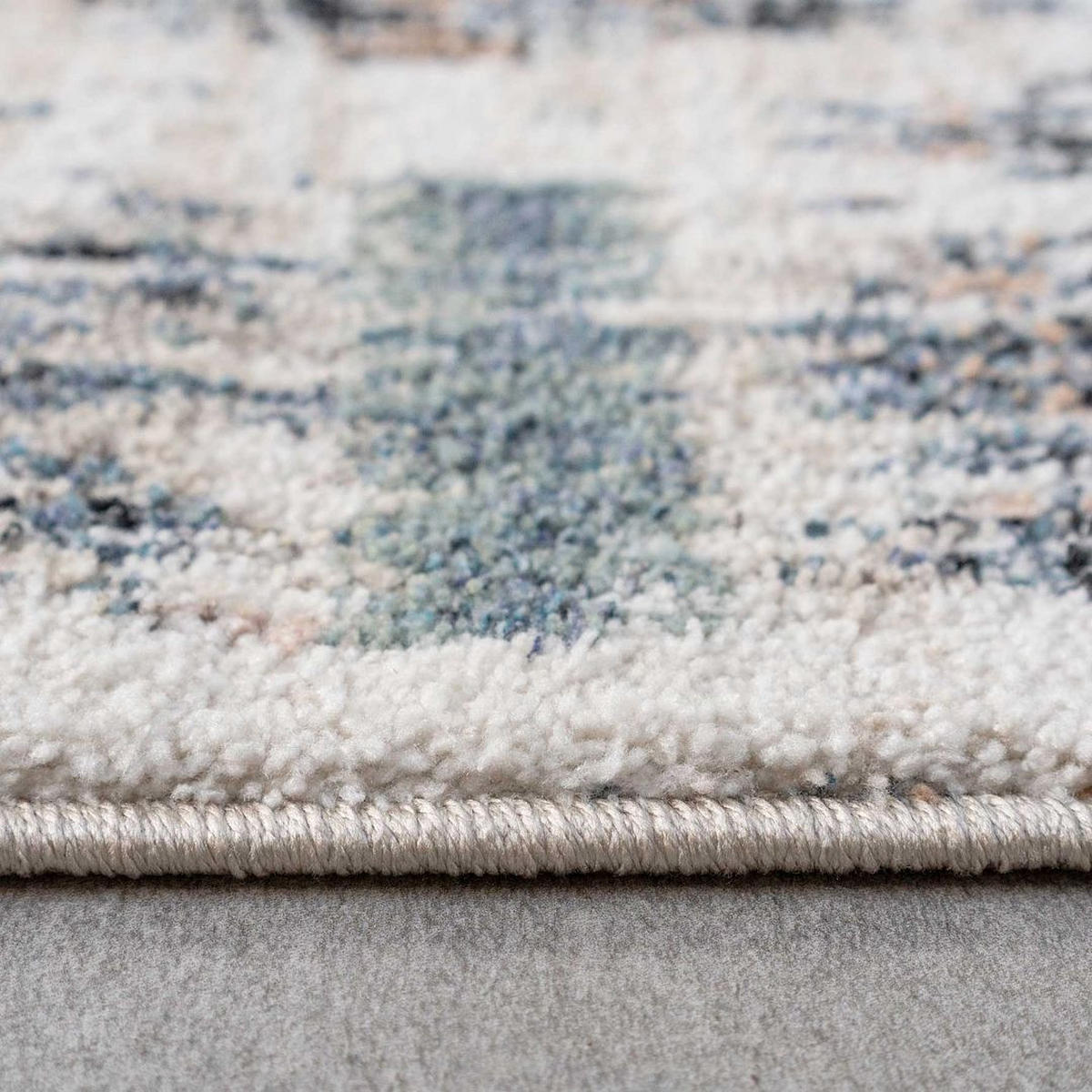 VINTAGE-TEPPICH Ikaro Polly Blue Mehrfarben - Multicolor, Textil (160/231cm) - Kukoon Rugs