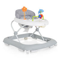 LAUFHILFE Eko grau höhenverstellbar, gepolsteter Sitz und Spielcenter - Grau, Kunststoff (66/52/62cm) - Moni