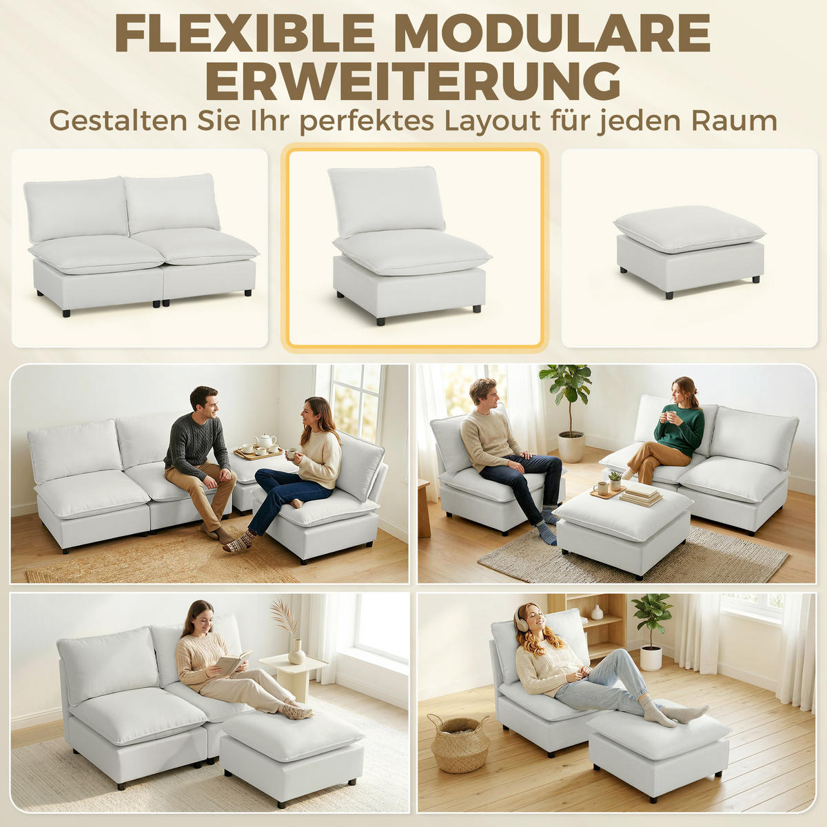 KŘESLO z umělé kůže a pěnového materiálu, šedé - šedá/černá, plast (74/78/85cm) - HOMCOM