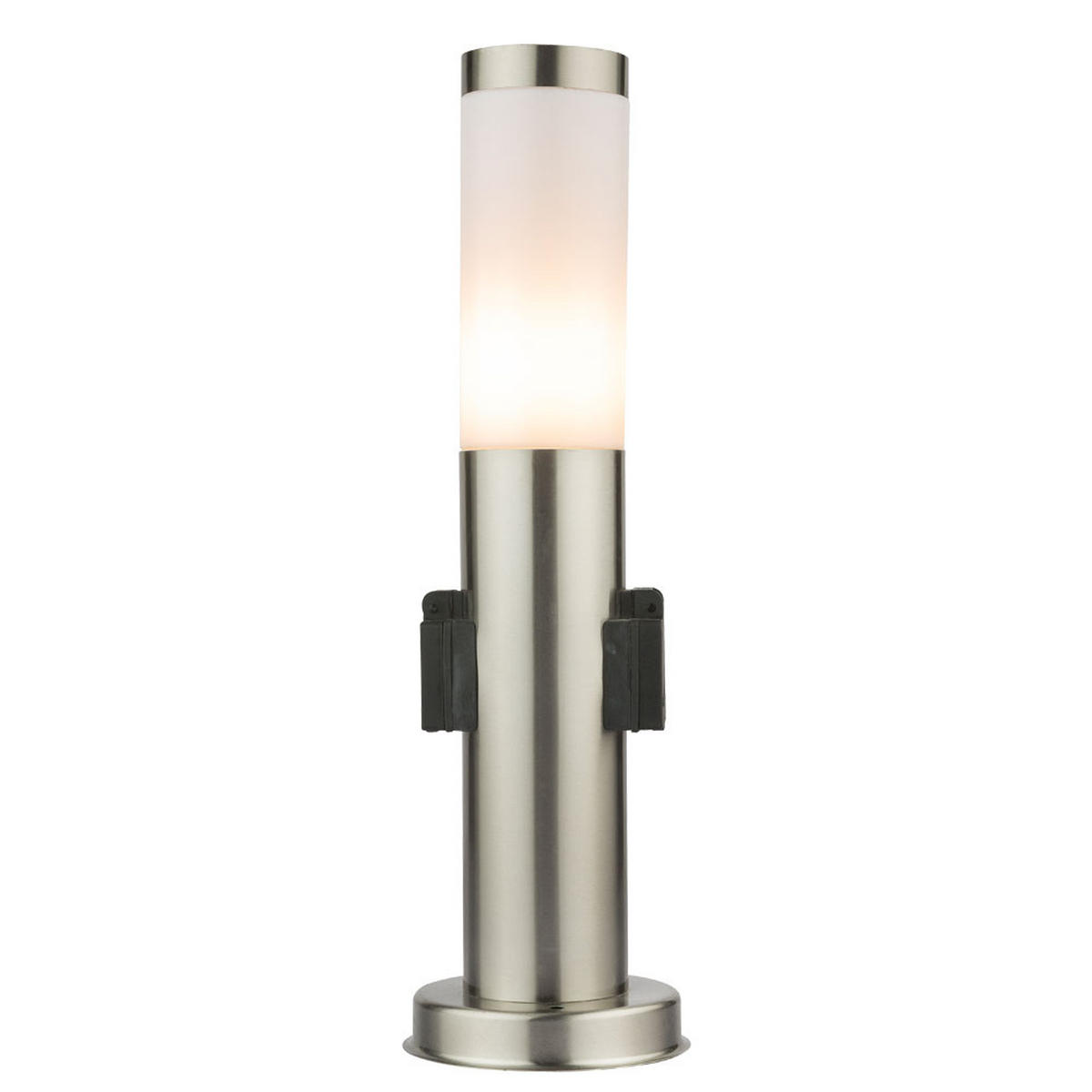 LED WEGELEUCHTE Edelstahl Silber - Silberfarben, Metall (13.1/13.1/45cm) - Globo Lighting