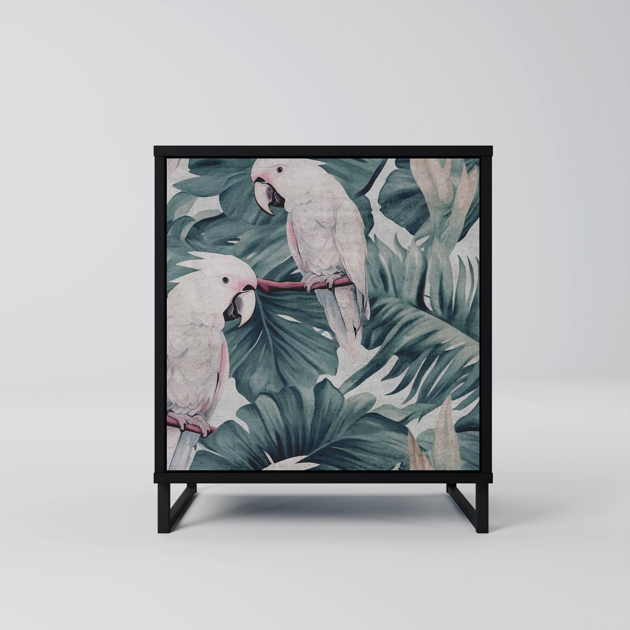 SpaceRebels Sideboard Schwarz 57.5x67.5x42 cm