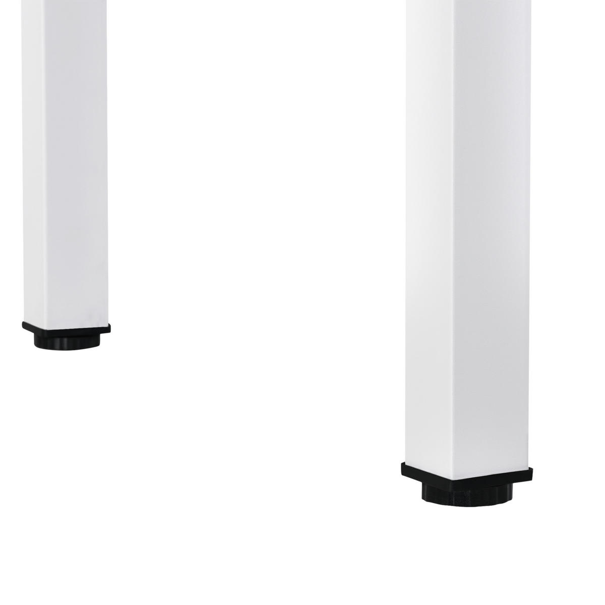 JÍDELNÍ STŮL Den Haag - barva dubu, kov/kompozitní dřevo (60/120/75cm) - [en.casa]