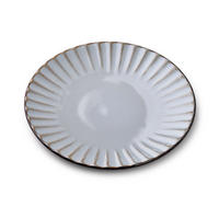 DESSERTTELLER Evie Grau 20/20/2 cm Keramik - Grau, Keramik (20cm) - Mondex