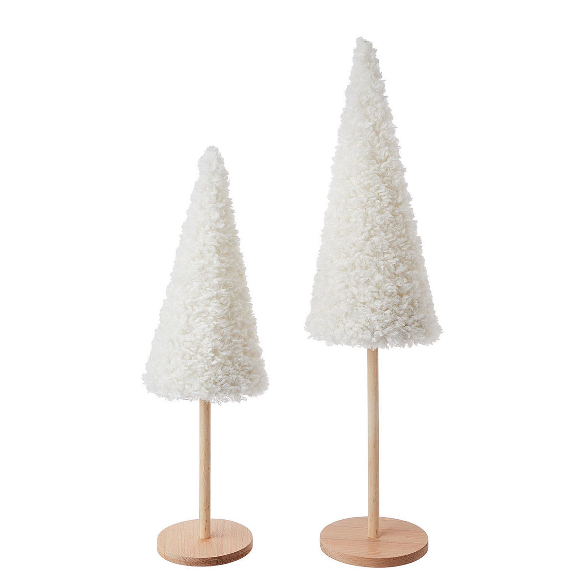 DEKO-TANNE Woody Forest - Creme, Holz (13/50/13cm) - Butlers