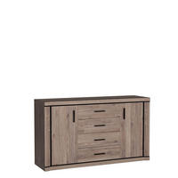 KOMMODE Dallas D-1 Trüffeleiche - Trüffeleichefarben, Holzwerkstoff (157/91/45cm)