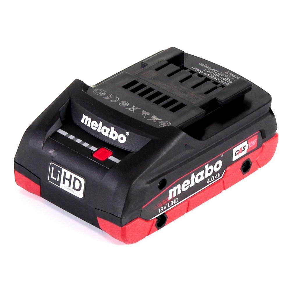 METABO LiHD Akkupack 18 V 4,0 Ah Li-Ion Akku ( 625367000 ) CAS System - Multicolor, Kunststoff (12.5/55/5cm) - Metabo