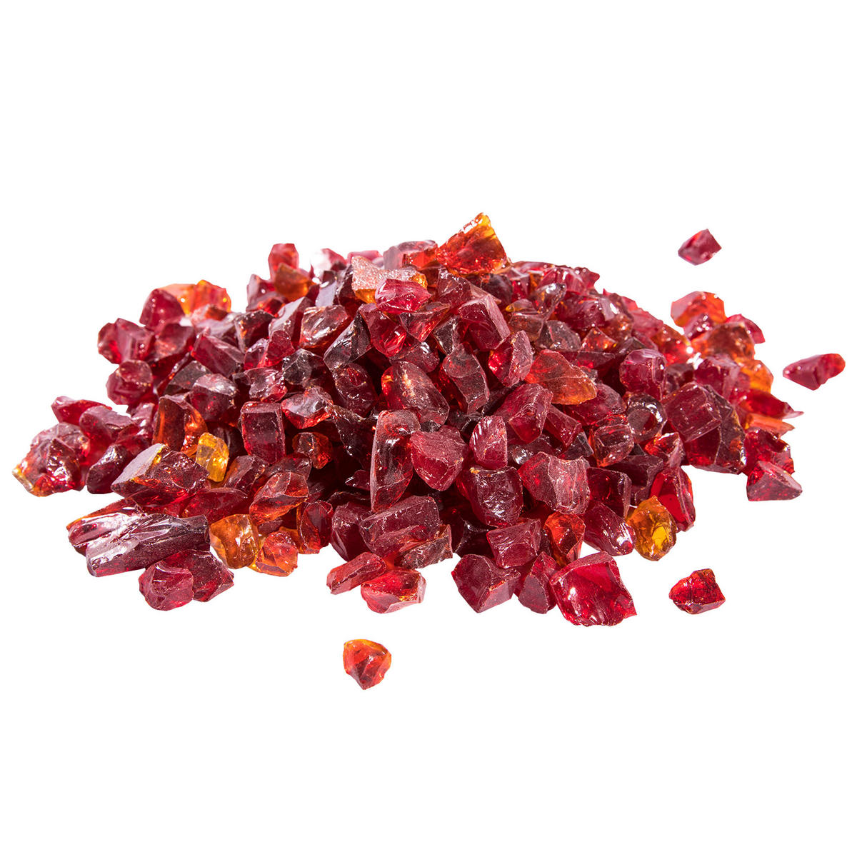 FEUERSTELLENZUBEHÖR Rot - Rot, Glas (29.8/7.6/7.6cm) - Teamson Home