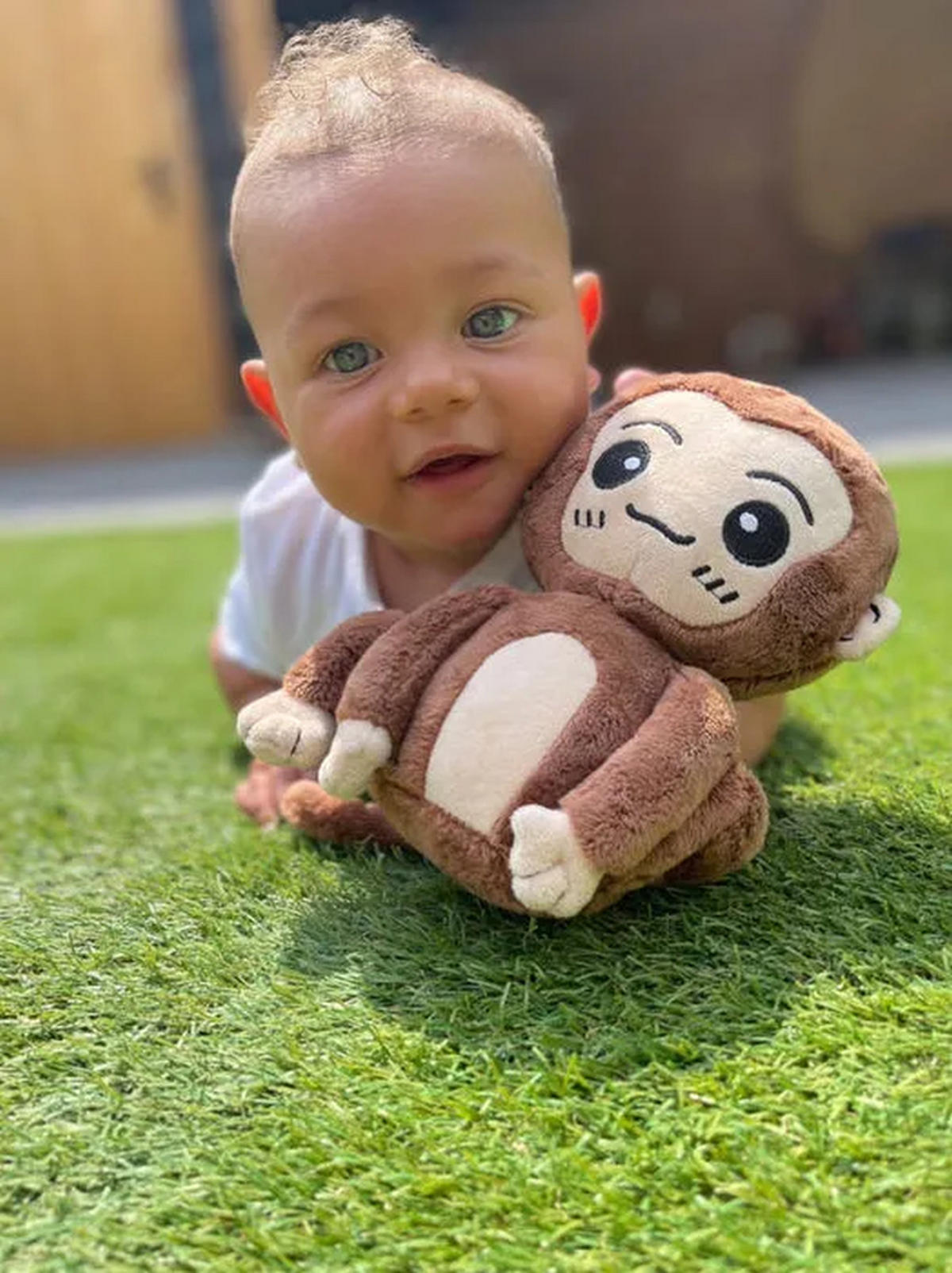 PLÜSCHTIER Kuschelaffe 15 cm Für Babys und Kleinkinder Braun - Braun, Textil (5/7cm) - Twinky