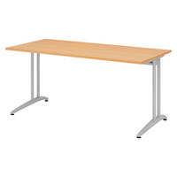 SCHREIBTISCH Serie-B 80/160/72 cm in Buchefarben - Buchefarben, Holzwerkstoff (80/160/72cm) - bümö