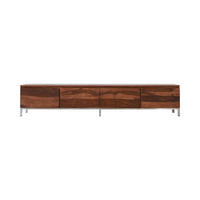 TV-SCHRANK Nova Dunkelbraun aus Palisander - Dunkelbraun, Holz (206/40/44cm) - Tikamoon
