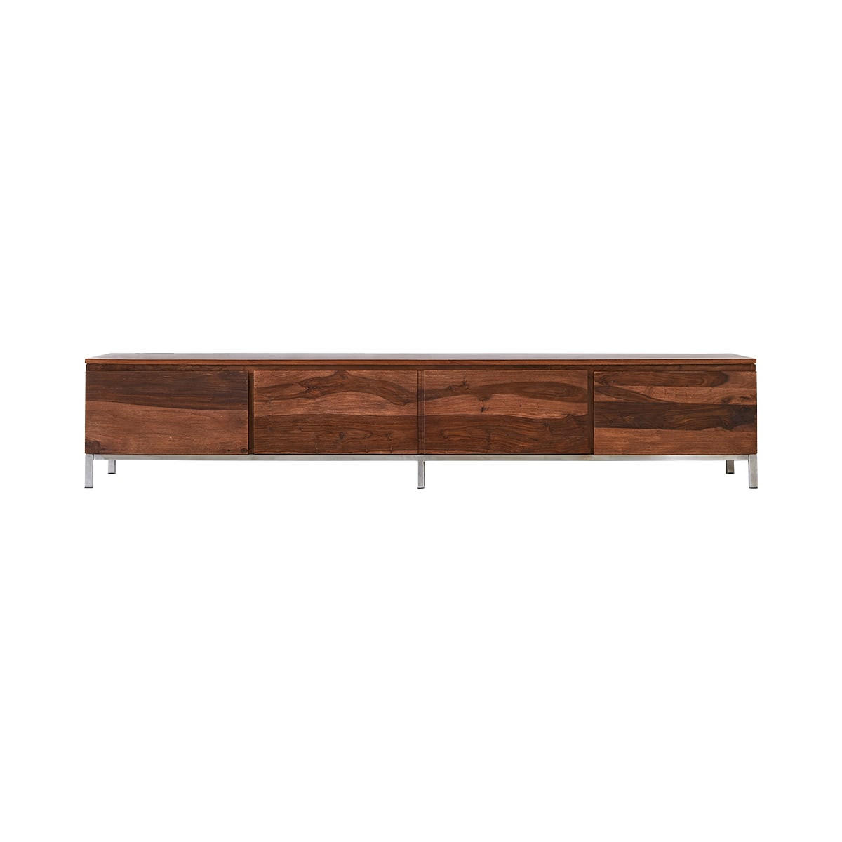 TV-SCHRANK Nova Dunkelbraun aus Palisander - Dunkelbraun, Holz (206/40/44cm) - Tikamoon