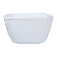 SITZBADEWANNE - 1 Person - Acryl - Weiß - - Weiß, Kunststoff (120/65/75cm) - Vente-Unique