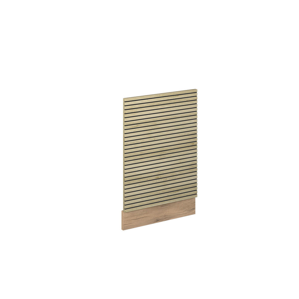 FRONTPANEL Fame-Line Ekpanel 45 cm utan b&auml;nkskiva Ekf&auml;rgad, Honungsek 67.4/45/1.6 cm