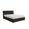 POLSTERBETT mit Bettkasten und Matratze NUBIA, Braun, 180x200 cm - Braun, Textil (180/200cm) - KS Home Concept