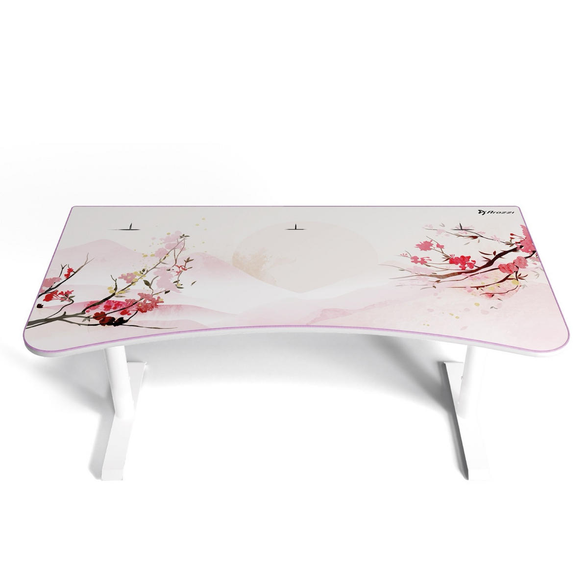 GAMINGTISCH Arena 160/82/71-81 cm Sakura - Multicolor/Weiß, Metall (82/160/71cm) - Arozzi