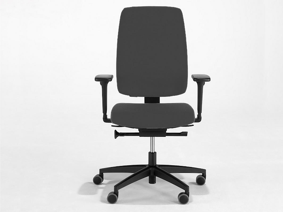 BÜROSTUHL höhenverstellbar drehbar, Polster Grau - Grau, Kunststoff/Textil (72/40/62cm) - Mauser Sitzkultur