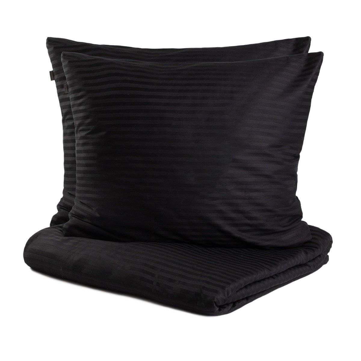 BETTWÄSCHE Agnes schwarz 220/200 cm - Schwarz, Textil (220/200cm) - Homla