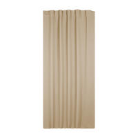 VERDUNKELUNGSVORHANG Kräuselband 140/145 cm Beige Sand - Sandfarben, Textil (140/145cm) - TiborTex