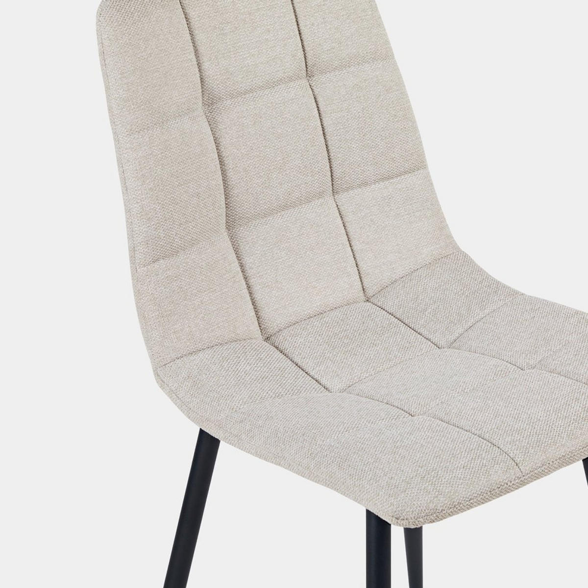 ESSZIMMERSTUHL Ailan Beige 43 cm x 88 cm - Beige, Textil (43/88/56cm) - Klast Home