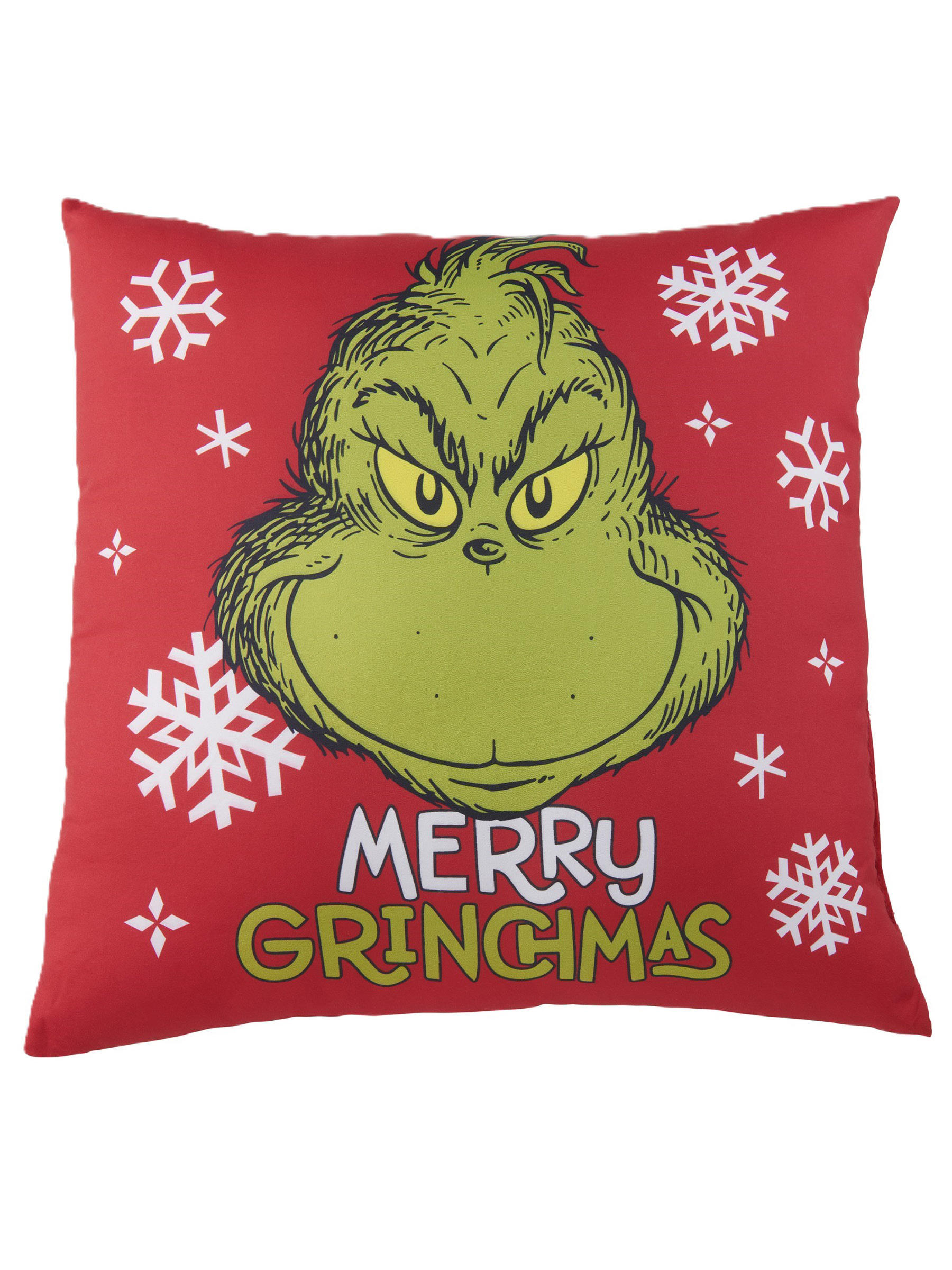 ZIERKISSEN The Grinch Rot 40 x 40 cm - Rot, Textil (40/40/10cm) - United Labels