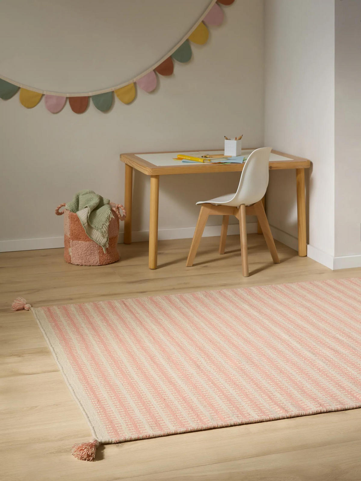 KINDERTEPPICH Lulu Rosa 120/170 cm - Rosa, Naturmaterialien/Textil (120/170cm) - benuta