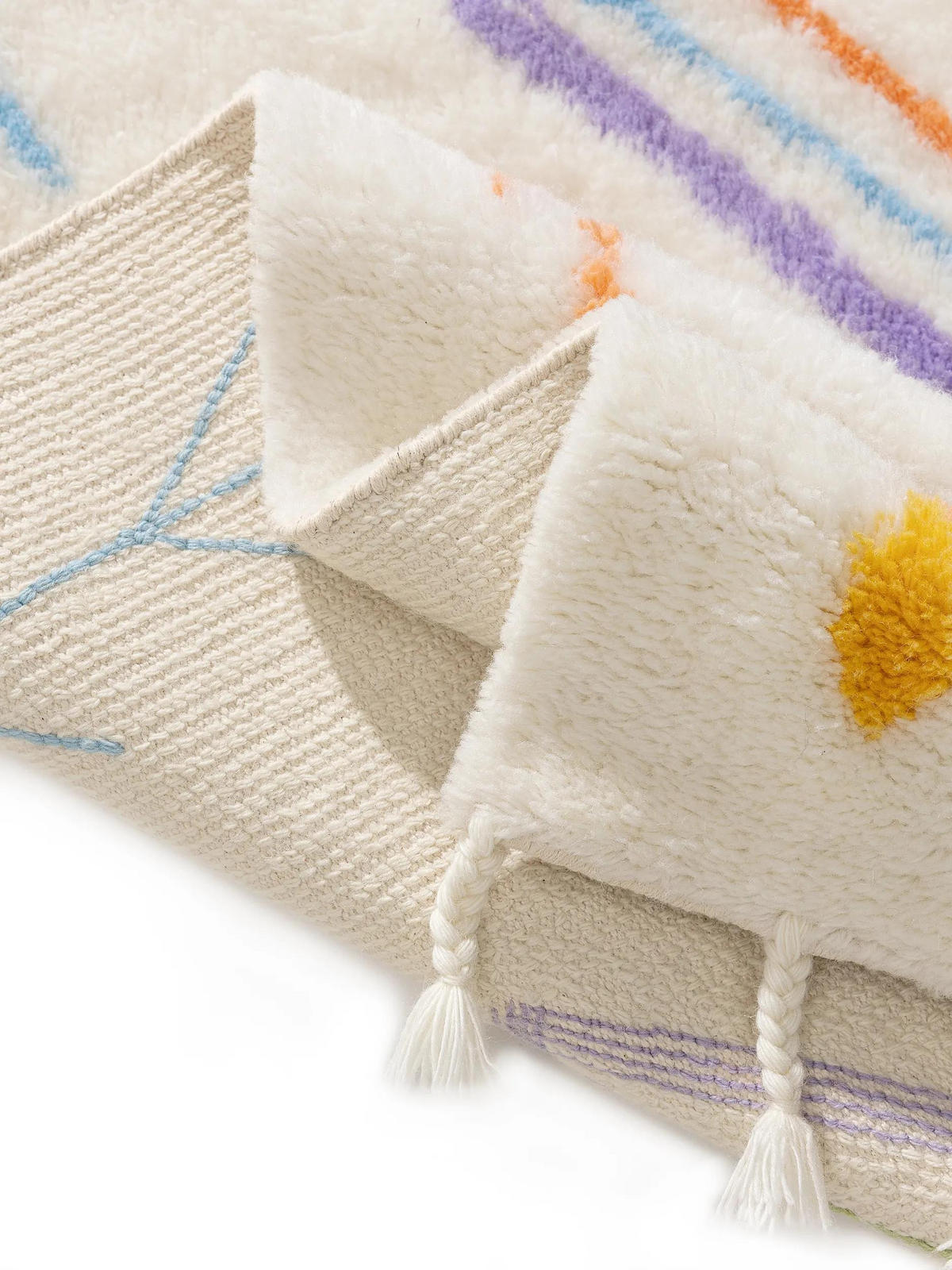 OTROŠKA preproga Malika Večbarvna 160x230 cm - večbarvno, tekstil/naravni materiali (160/230cm) - Lytte