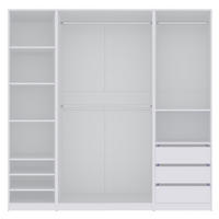 SCHRANK TRES J/B Weiß 210/206/51 cm - Weiß, Holzwerkstoff (210/210/51cm)