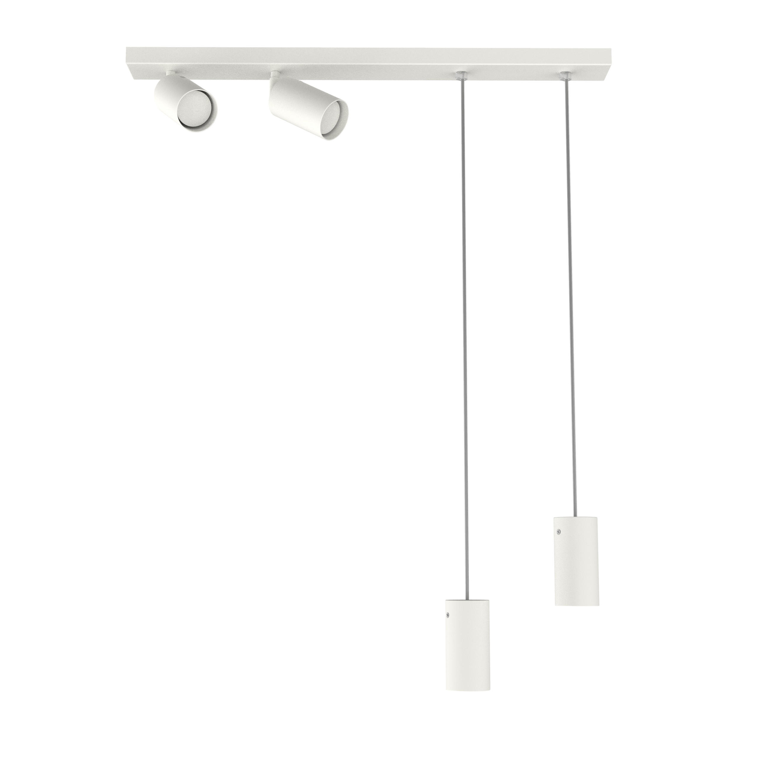 STRAHLER - Weiß, Glas (6/70/120cm) - Lumicom