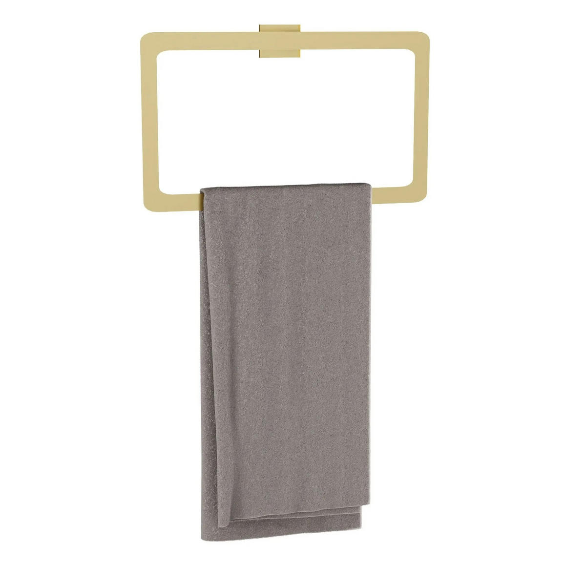 HANDTUCHHALTER Rea Ring 210 Oste Brush Gold - Goldfarben, Metall (6/13.5/22.5cm) - REA