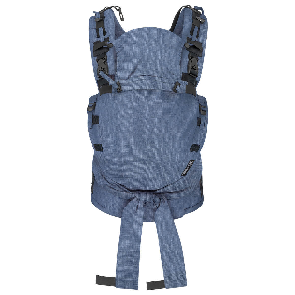 Hoppediz Babytrage Blau 26.5x7.2x38.5 cm