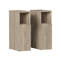 NACHTTISCH Enton Sonoma 2er set - Sonoma Eiche, Holzwerkstoff (20/59.5/35cm) - Vicco