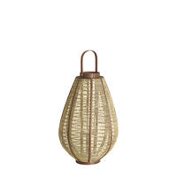 WINDLICHT Linoa - Braun - 36/36/55.5 cm - Braun, Holz (36/55.5/36cm) - Light & Living