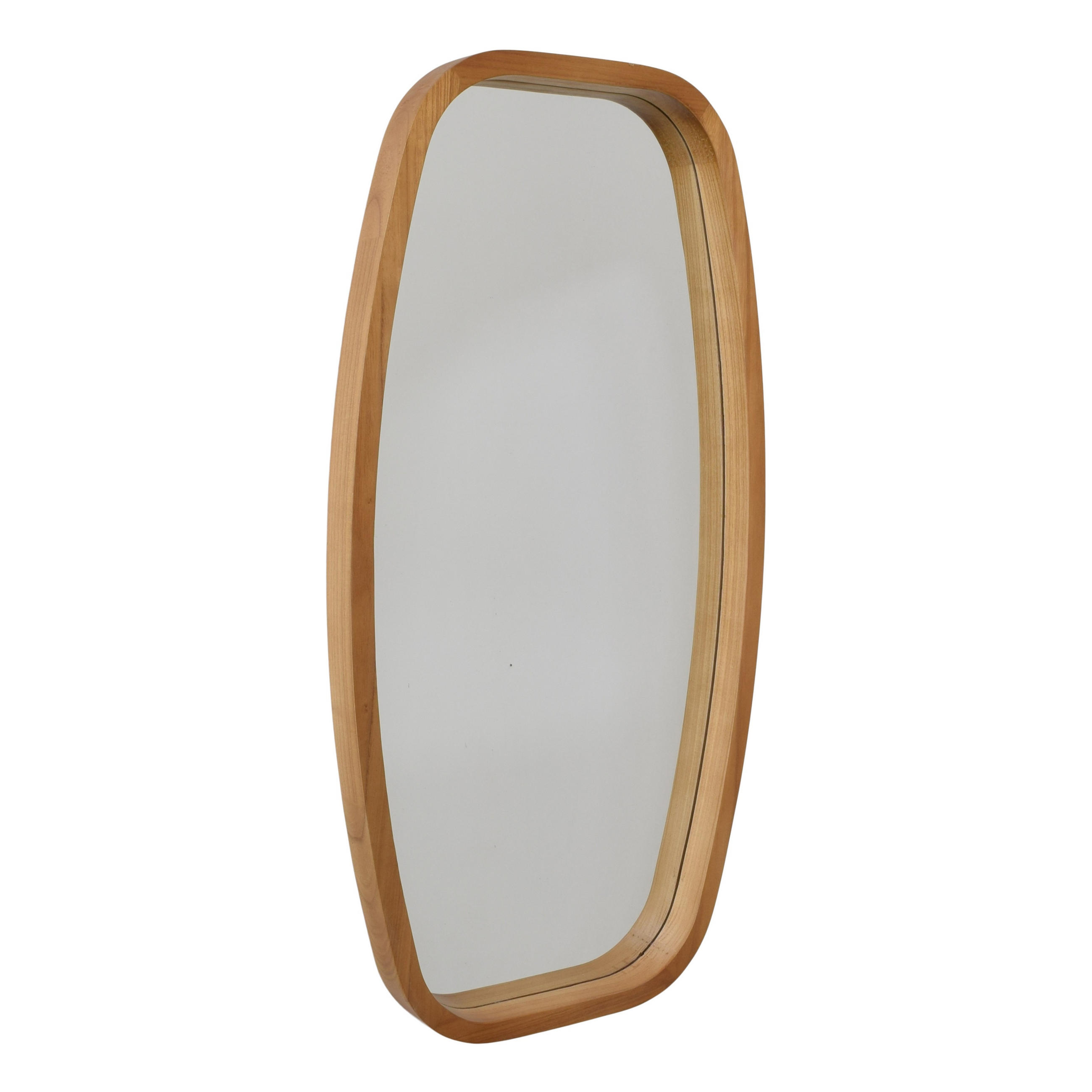 WANDSPIEGEL Eva - Eiche Bianco, Metall (40/80/3cm)