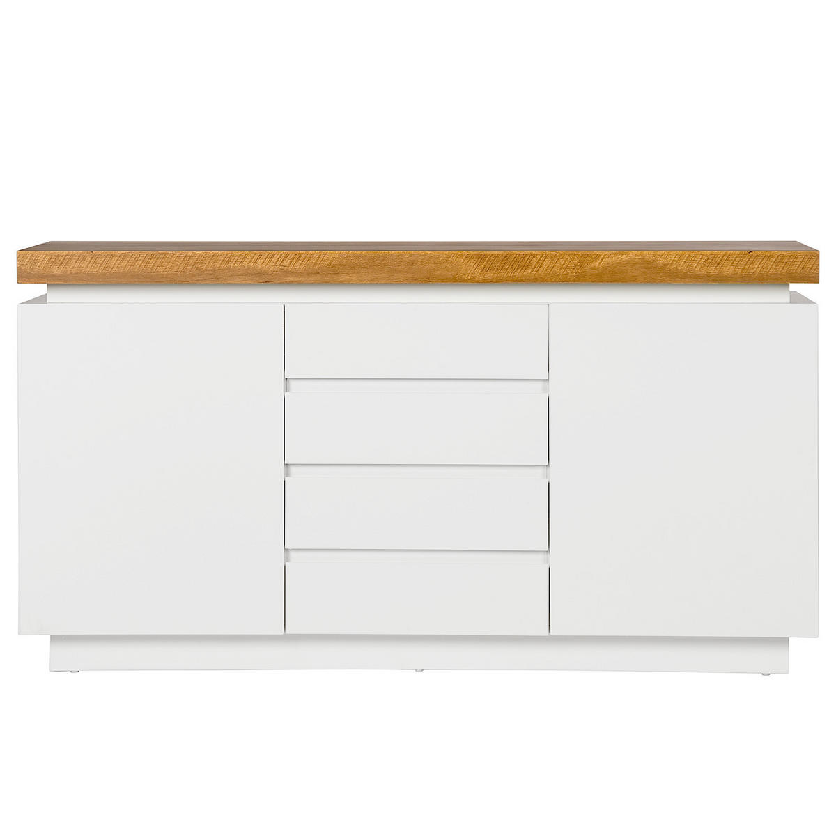 SIDEBOARD mit Beleuchtung - Weiß, Holzwerkstoff (150/80/40cm) - home24